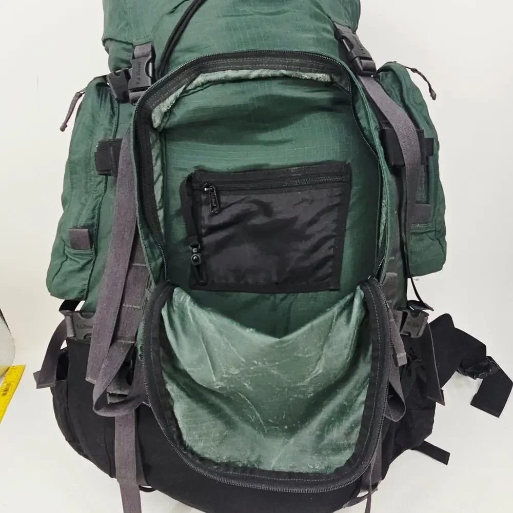 Vintage L.L. Bean L Hiking Rucksack Backpack Green internal frame Gorpcore Gorp